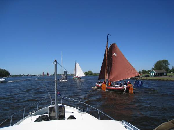 Varen op de Friese meren